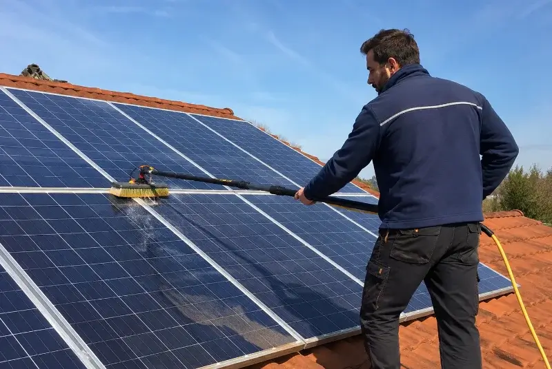 Nettoyage et entretien de panneaux solaires à Goudargues